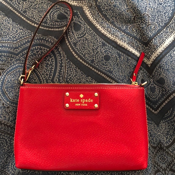kate spade Other - NWOT Kate Spade never been used Red Wristlet